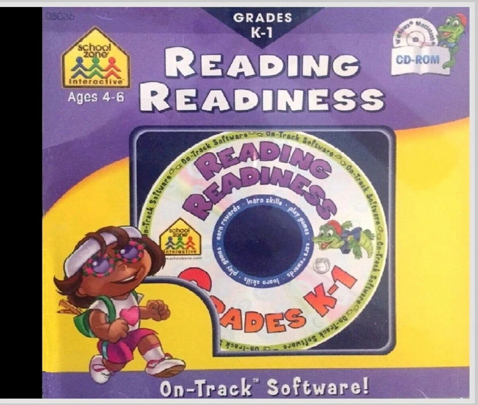 SCHOOL ZONE KINDERGARTEN. 3 BRAND NEW CD-ROM PROGRAMS GRADES K TO 1. - Image 4 of 4
