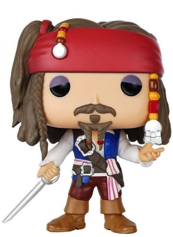 Flawed Box Funko Pop Pirates Of The Caribbean - Jack Sparrow Figure