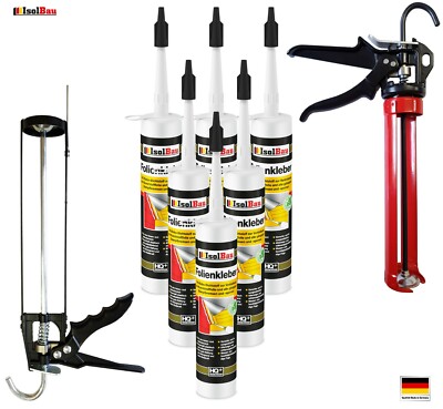 Folienkleber SET Dichtkleber Auspresspistole Dichtmasse Dampfbremse Dampfsperre