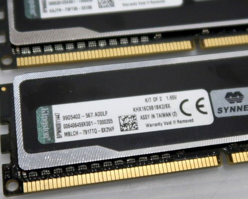 8GB (2x4GB) DDR3, PC3-12800, 1600MHz, 1.65V, KINGSTON HYPERX BLACK, WORKING - Picture 3 of 3