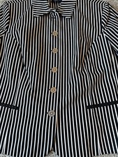 NWT WOMEN’s Chaps Black White Pin Stripe  Dress Blazer 2x