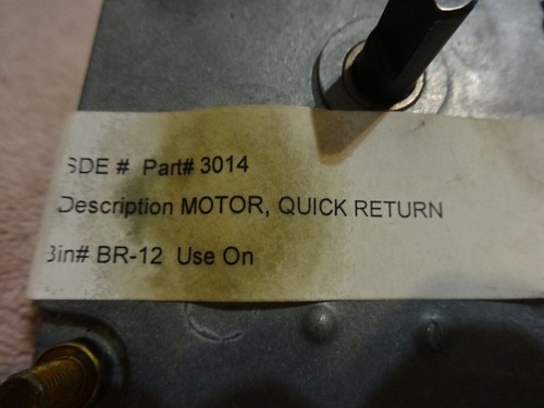 3014,1565M 1603 INTERNATIONAL, NAVISTAR, FORD TRUCK/BUS QUICK RETURN WIPER MOTOR - Picture 3 of 3
