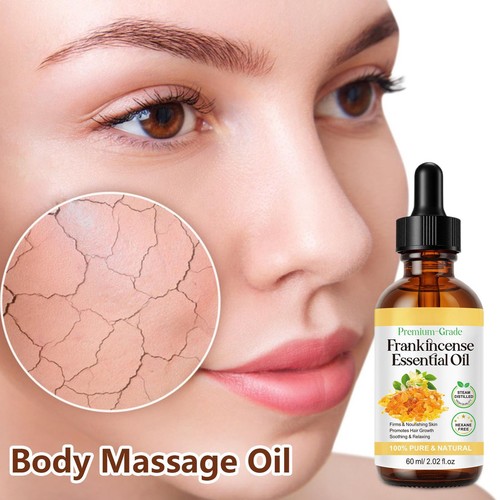 Premium-grade Frankincense 100% Pure & Natural Essential Oil Massage Oil 60ml - Foto 10 di 12