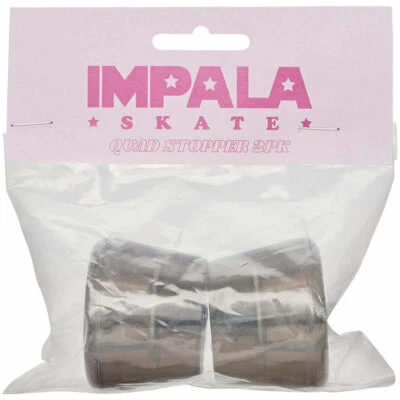 Impala 2 Pack Stoppers Black Rollschuh-Stopper Ersatz-Bremse Rollerskating Skate