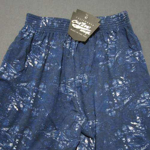 California CraZee WEAR Baggy Pants Parachute Men's M Blue 90's MC Hammer USA - Picture 5 of 11