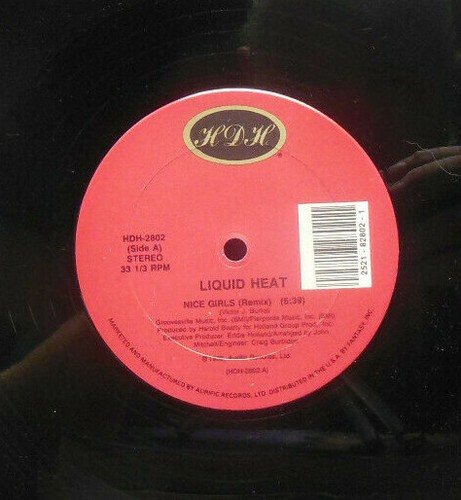Liquid Heat: Nice Girls (Radio & Bonus) / Remix, 12" Single EX (B) - Picture 2 of 3