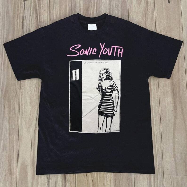 Sonic Youth T-Shirt, 1990 Sonic Youth Goo Concert We Don't Sonic Youth T-Shirt, 1990 Sonic Youth Goo Concert We Don't