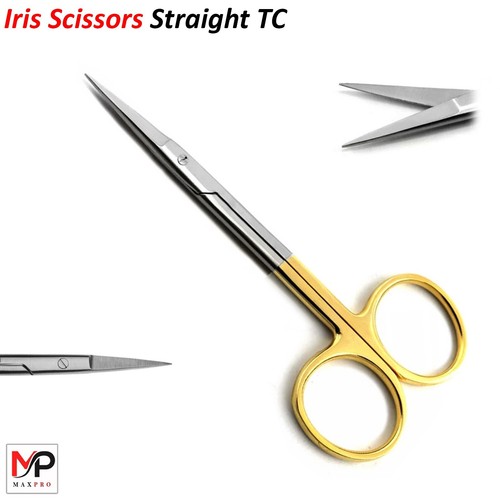 Dental Surgical Dissecting Operating Tissues Gum Suture Iris Scissors TC Shears - Picture 2 of 4