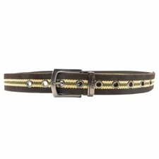 Mens Belts Big and Tall with Metal Buckle 1.5" Nylon Canvas Web, 3XL 4XL 5XL 6XL