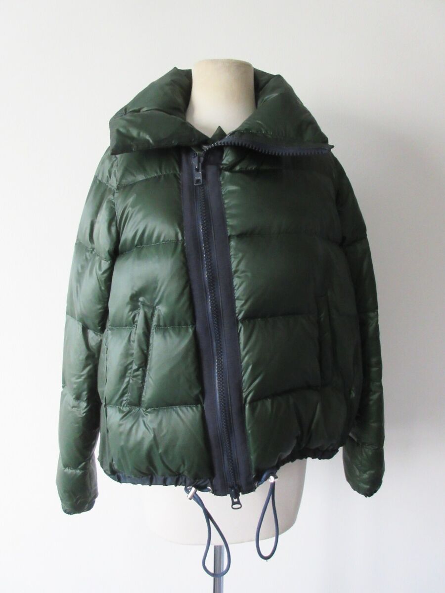 SACAI Japan darker green down puffer jacket 3 | eBay SACAI Japan darker green down puffer jacket 3 | eBay