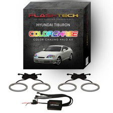 Dream Color Chasing Dynamic Led Halo Kit For 03-04 Hyundai Tiburon Headlights