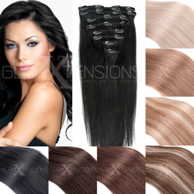 SOCAP Hair Extensions Glatt #1001 - Platinum Blonde - SOCAP Hair Extension Shop - Haarverlängerung Online Bestellen