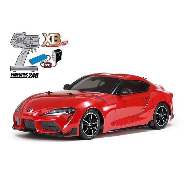 た様 TAMIYA 57916 XB Toyota GR Supra (TT-02 chassis) Red (completed