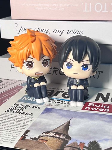 Volleyball Juvenile Lookup Hinata Shōyo Kageyama Tobio Figurine Cute Present New - Picture 15 of 17