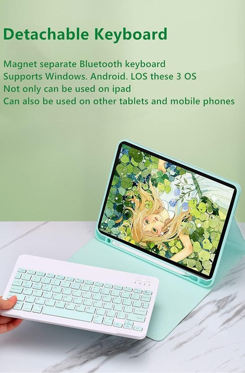 Yeehi Color Keyboard for iPad Pro 11 4th Generation 2022, iPad Pro