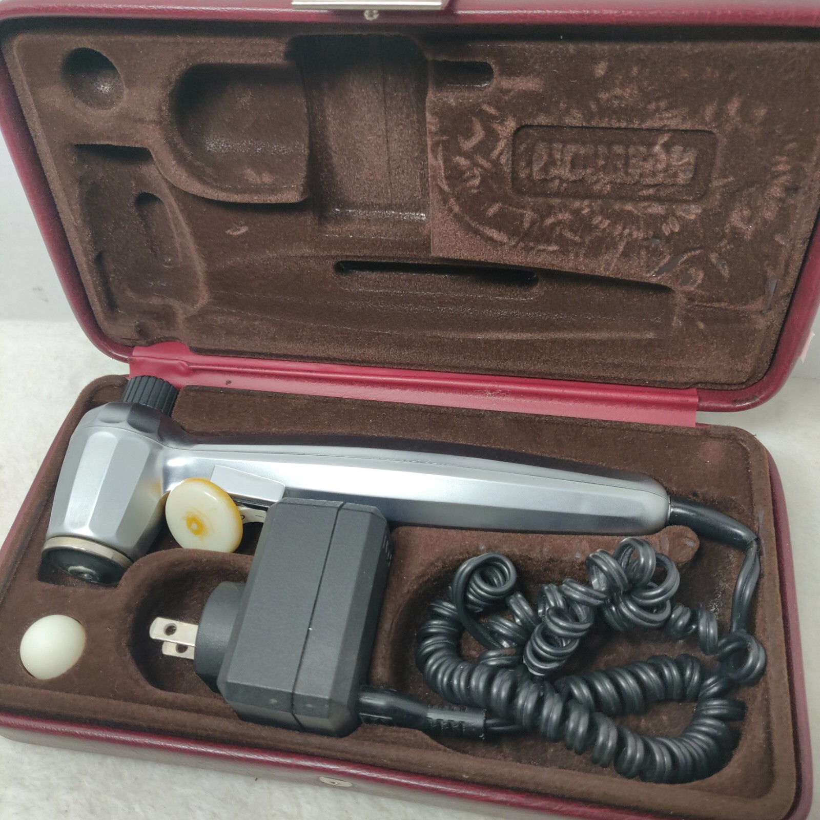 Vintage Novafon SK 14V CHROME Vibration Massager w/CASE NEEDS Plug in