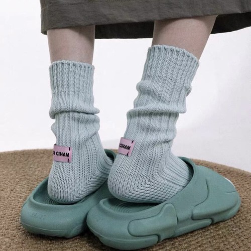 Homewear-Fußsocken Mittelrohrsocken Gestrickte Strümpfe Modisch Und Passend < - Bild 17 von 17