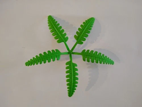 Vintage Playmobil Curved Tree Branch Foliage Greenery Landscape Lite Green top