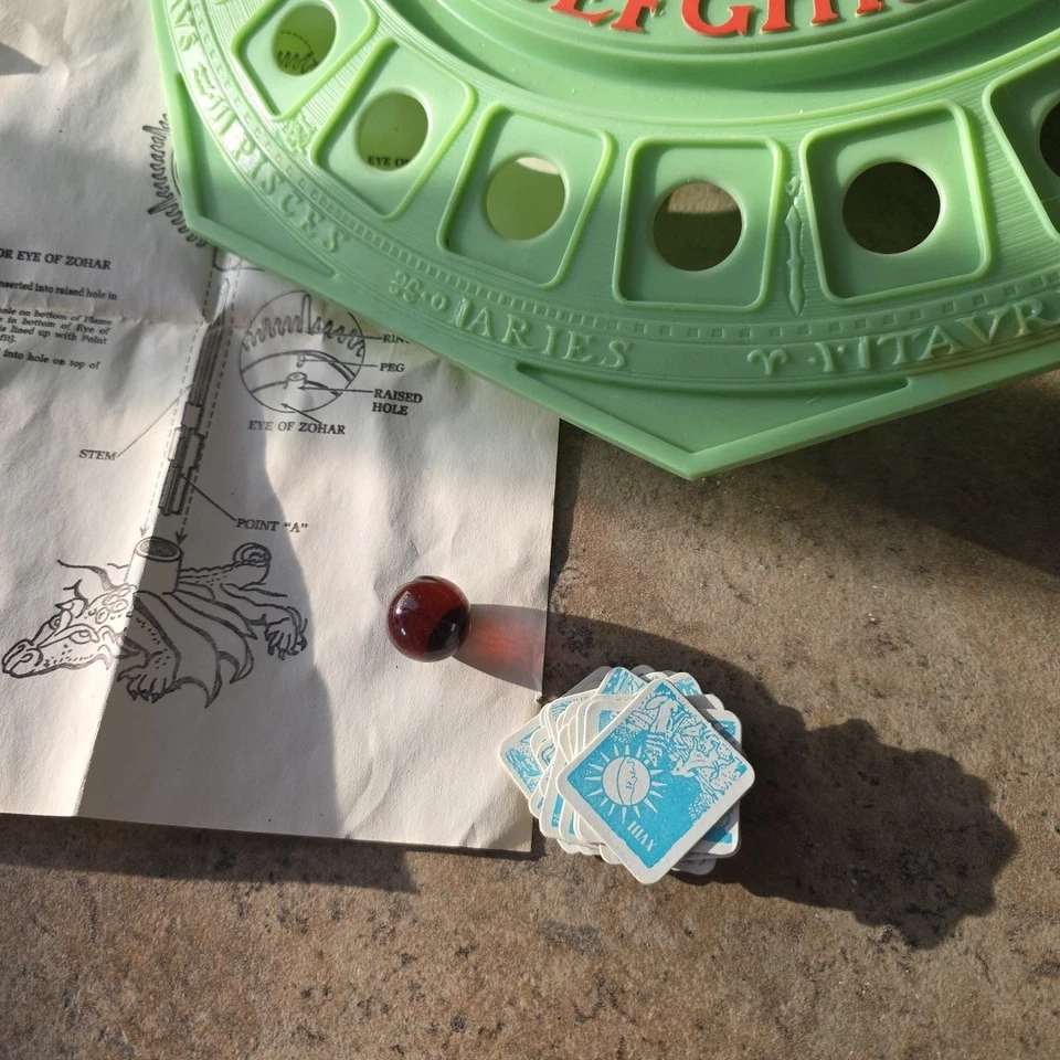 1967 Transogram Ka-Bala Board Game Fortune Telling Tarot 100% Complete - Image 2 of 4