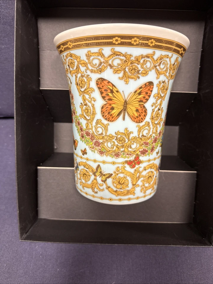 NEW Rosenthal Versace Le Jardin de Vase 18cm - Image 4 of 4