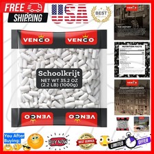 Schoolkrijt Licorice Chalk Candy - School Chalk  Dutch Licorice Candy from Ne...