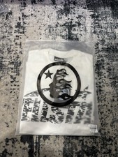 HELLSTAR White Graphic Logo Crew Neck Short S...