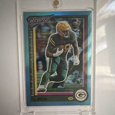 Panini 2022 Classics A.J. Dillon #37 Green Bay Packers Serial Numbered 3/5