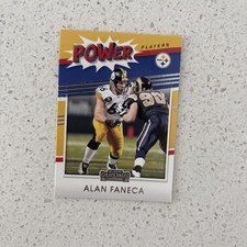 Alan Faneca 2021 Panini Contenders Power Players #PP-AFA Pittsburgh Steelers