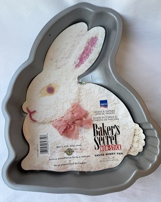 New Baker's Secret Easter Bunny Rabbit Non-Stick Cake Pan