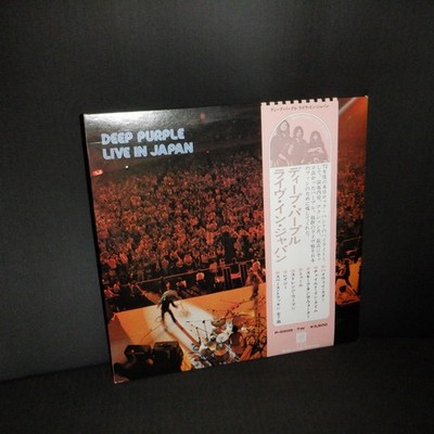 Deep Purple vinyl LP Live In Japan 2LP JAPAN w/OBI & insert Warner Bros