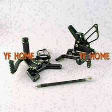 Adjustable Rearset Rear Set Footpegs Footrest For Kawasaki Z750 2004 2005 2006