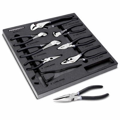 Powerbuilt 8 Piece Pro Tech Pliers Set - 949023