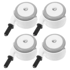  4PCS Swivel Stroller Wheels: Front or Back Wheels Replacement Silent Stem