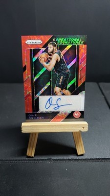 2018-19 Panini Prizm Basketball Sensational Signatures Scope Omari Spellman Auto
