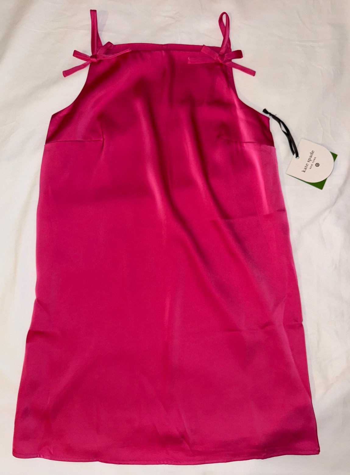 Kate Spade New York + Target Women's Pink Shift Dress Bows Size Small thumbnail 2