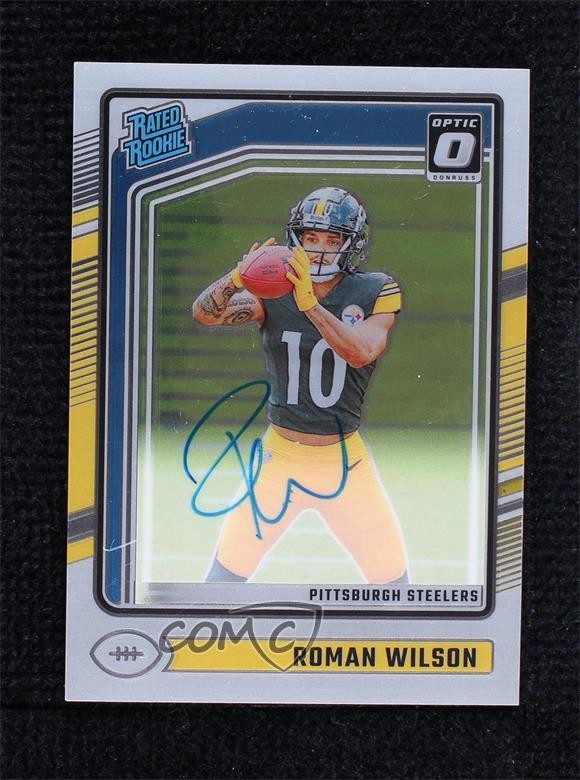 2024 Panini Donruss Optic Rated Rookie 185/325 Roman Wilson #285 Auto RC