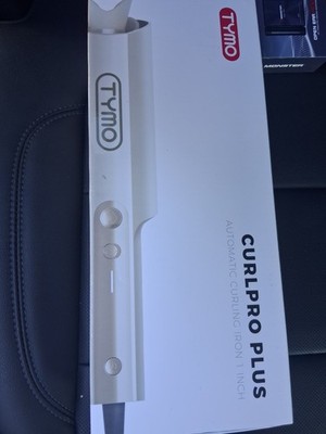 TYMO CurlPro Plus Automatic Curling Iron 1 in Ceramic Auto Shut-Off White