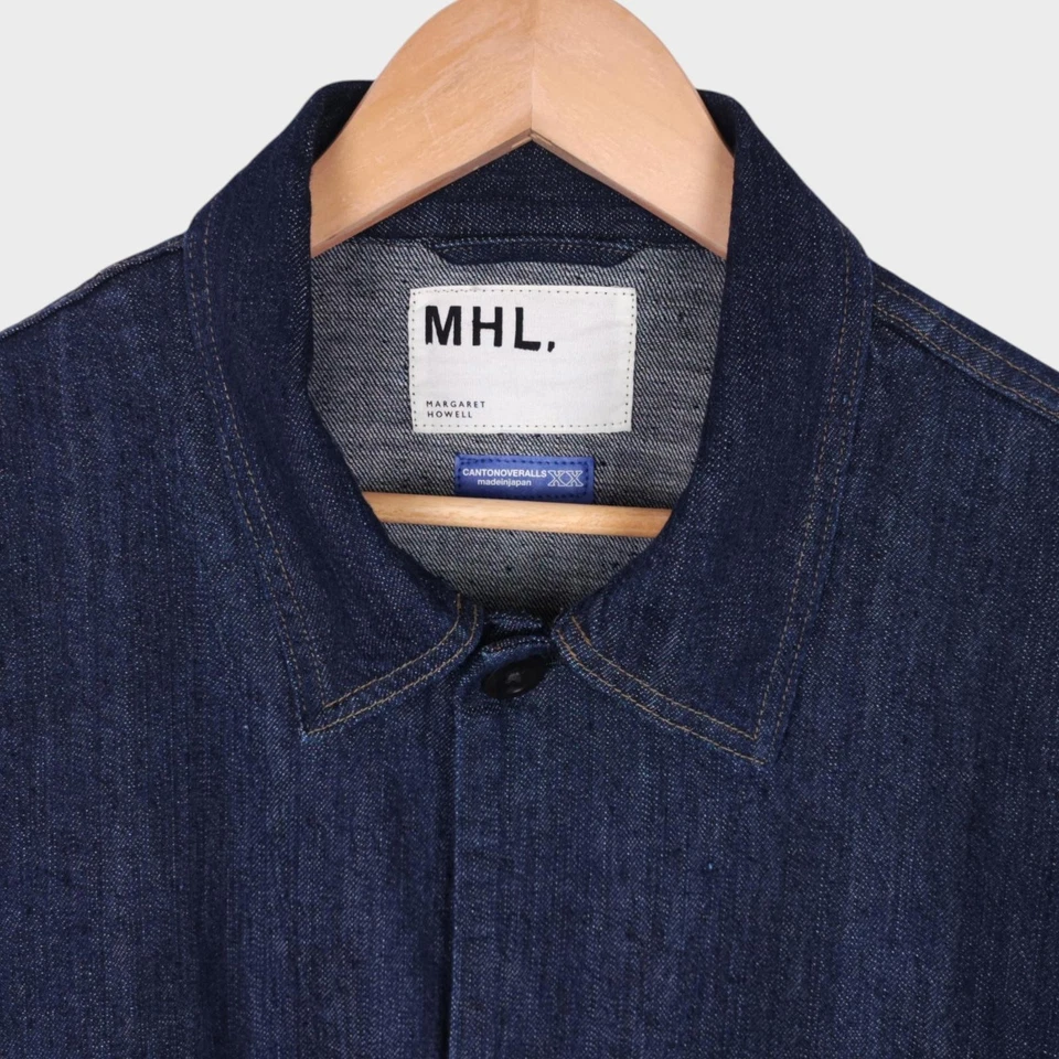 MHL MARGARET HOWELL Men's Canton Overalls Made in Japan Denim Chore Jacket — 第 3/4 张图片