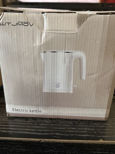 Bollitore Elettrico Acciaio Inox, 1.0L Piccolo Bollitore Acqua Bollitore Rapido Bianco - Foto 6 di 15