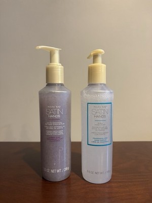 Mary Kay Satin Hands Fragrance Free Hand Soap & Citrus Lilac Refining Shea Scrub