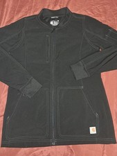 Carhartt Force Scrubs Jacket Womens Small Lightweight Cross-Flex Black