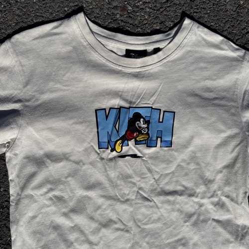 Kith x Disney Running Mickey Tee Turtledove Small - Picture 2 of 5