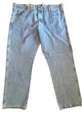 Wrangler Rugged Wear Jeans Men s 44x30 Relaxed Fit Blue Denim Straight Leg NWT