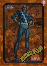 2025 Topps Chrome Sapphire Edition Marvel - Orange #121 Quicksilver /25 NM