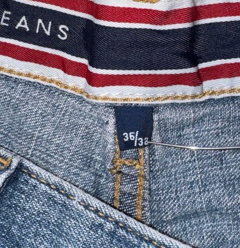 Tommy Hilfiger VTG “Tommy” Mens Jeans 36x32 (36x31) Cargo Baggy Y2K 11/02 - Picture 3 of 12