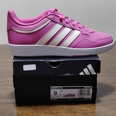 Adidas HOOPS 4.0 Women's Size 9 Pink Athletic Shoes