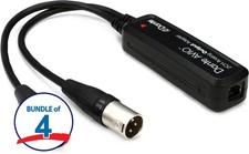 Audinate Dante AVIO 2-channel Analog Output Adapter 4 Pack 