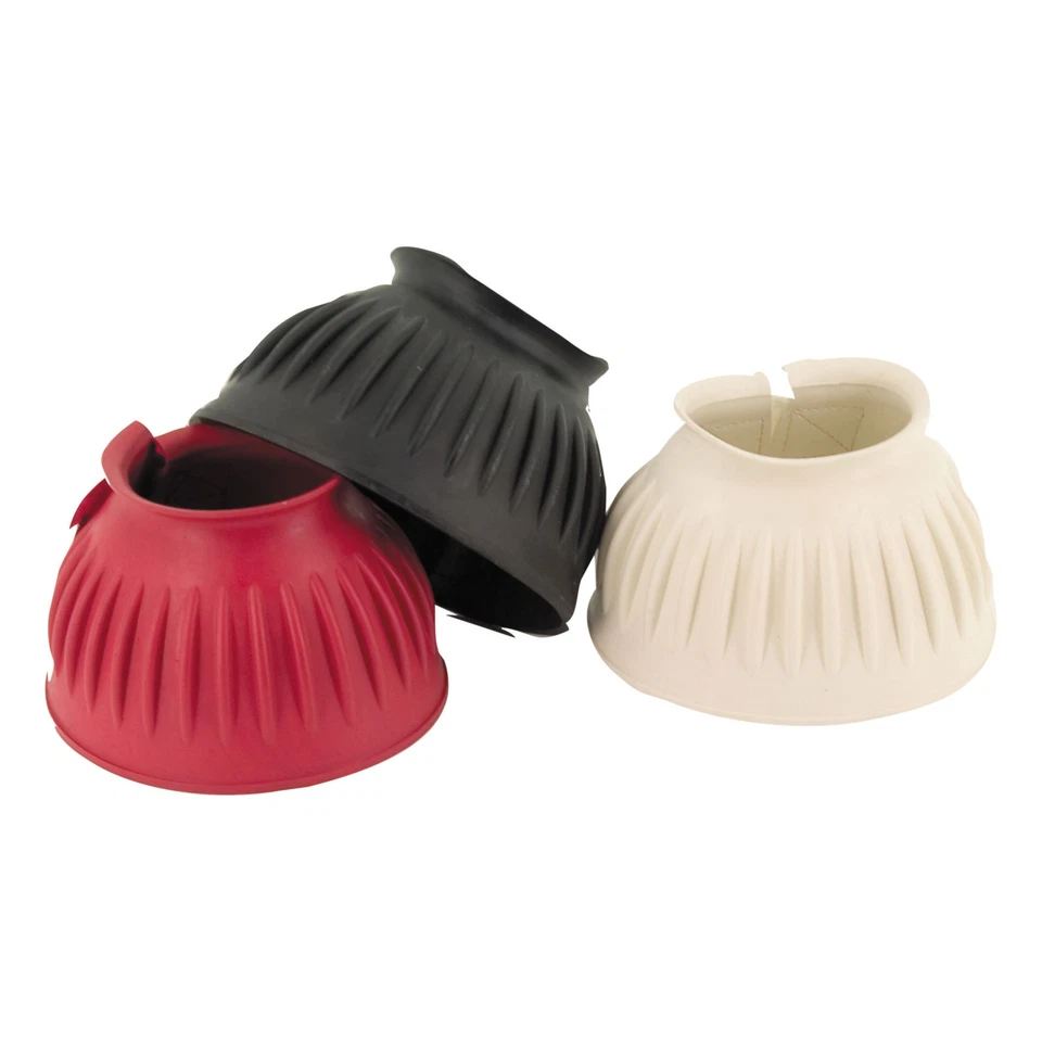 CATAGO Hufglocken GUMMI, 2 Stück - schwarz - Springglocken für Pferde Hufschutz - Bild 2 von 2