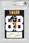-LYNN SWANN- Beckett PITTSBURGH STEELERS Signed/Autograph/Auto 4x6 Football Card