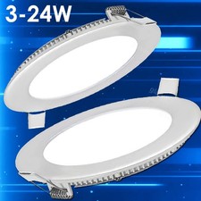 1-40 PCS 9W 12W 15W 18W 24W LED Recessed Ceiling Panel Down Lights Lamp Fixture